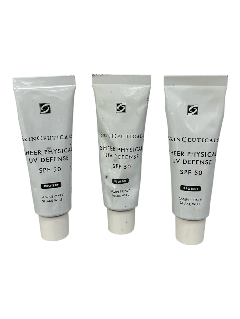 SkinCeuticals Sheer Physical UV Defense SPF 50 Samples Bundle of 3 New Sealed